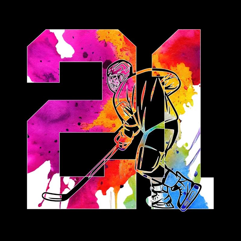 NUMMER 21 EISHOCKEY 21. GEBURTSTAG