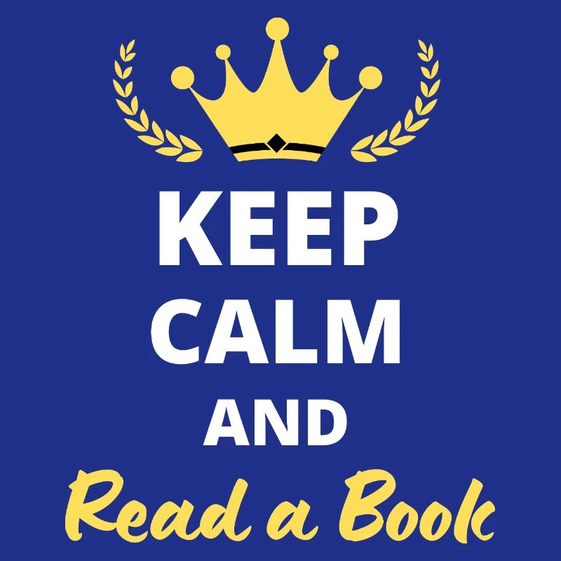 Keep Calm and Read a Book - Book Lover Design