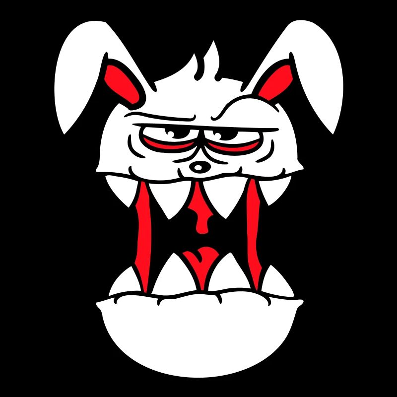 Bunny Monster Evil Cool Halloween Horror