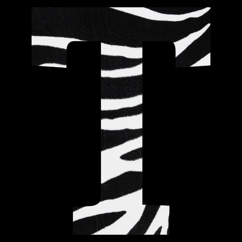 Buchstabe t Zebra