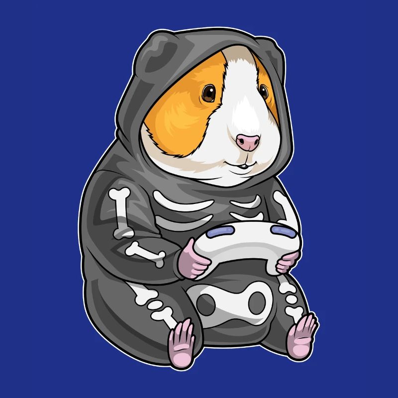 Cochon d’Inde Halloween Gamer