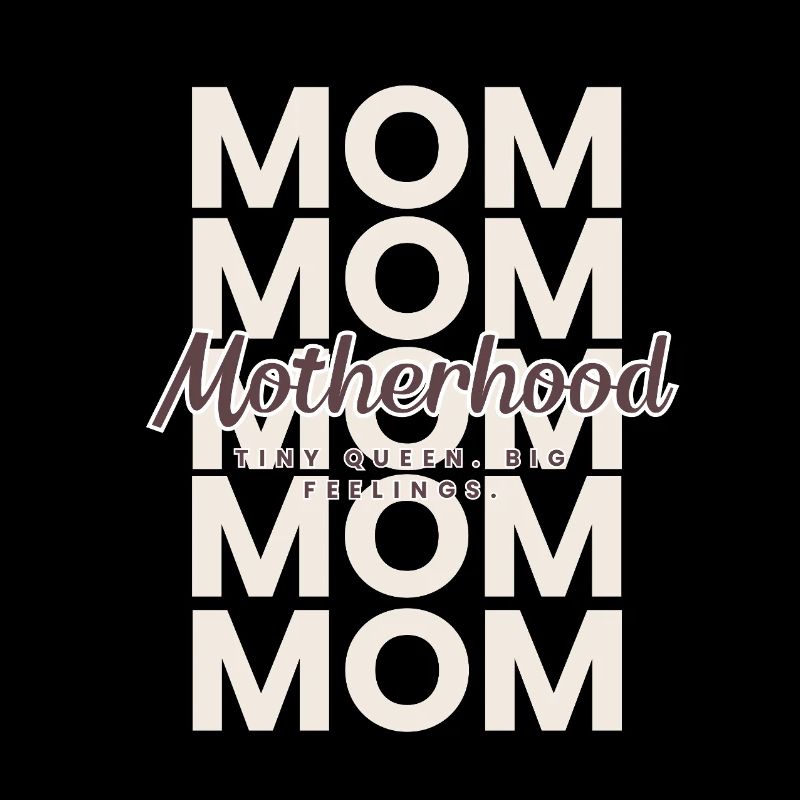 Maternité – Tiny Rebel, Big Feelings Mom Design