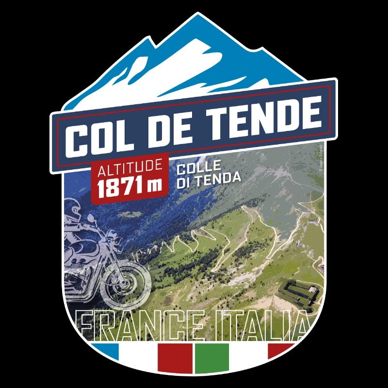 Col de Tende | Colle di Tenda | Sticker