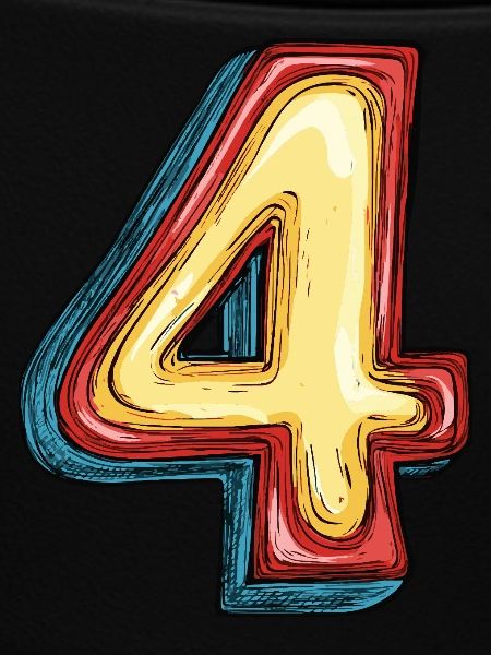 4 Number Comic