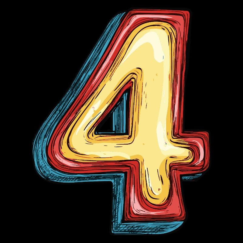 4 Number Comic