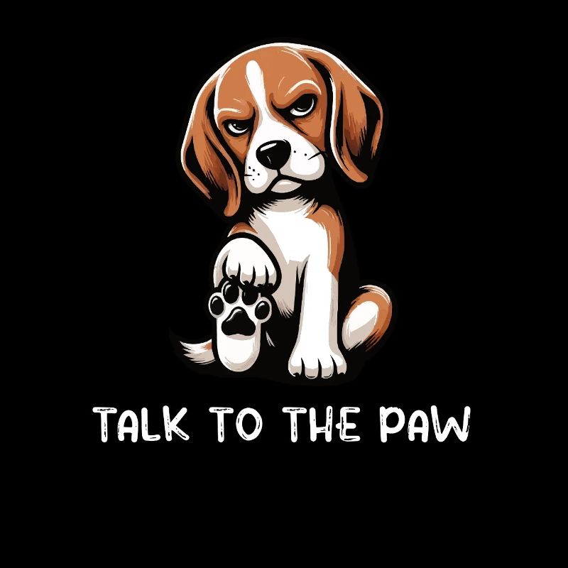 Parlez à la patte Beagle Beagle Propriétaire Beagle Holder