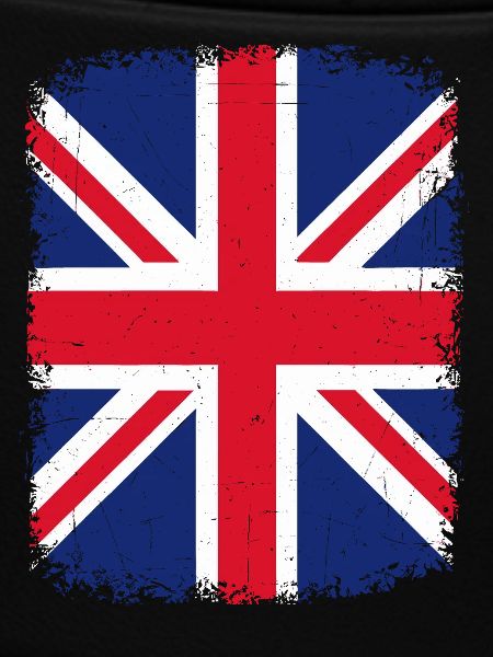 Distressed Union Jack Graphic