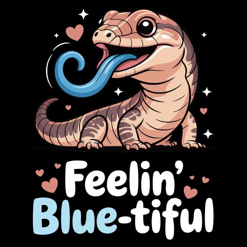Scinque À Langue Bleue Reptile Lézard