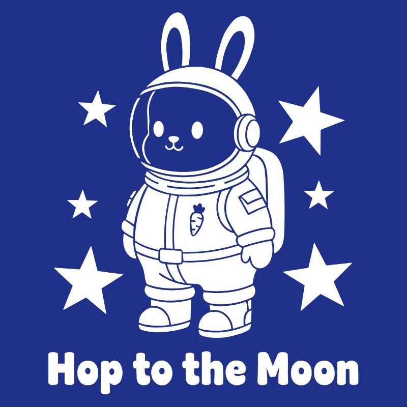Moonhopper Bunny en combinaison spatiale