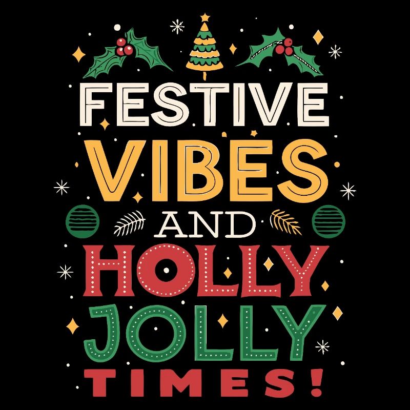 Festive Vibes and Holly Jolly Time