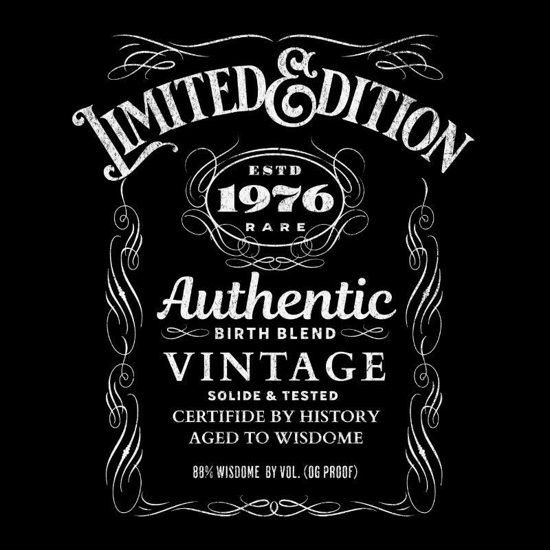 Vintage 1976 Edition Limitée Design 50ème Anniversaire
