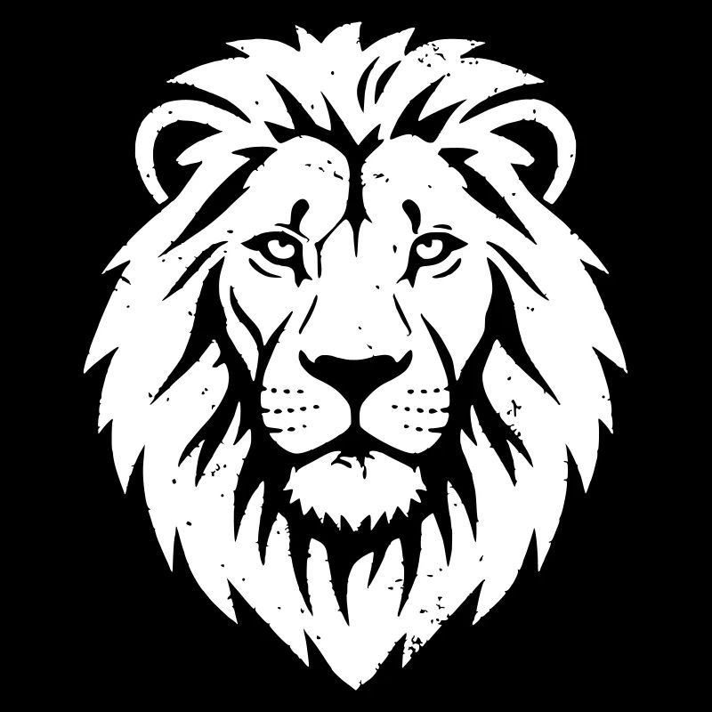Lion Head King of Animals Vector