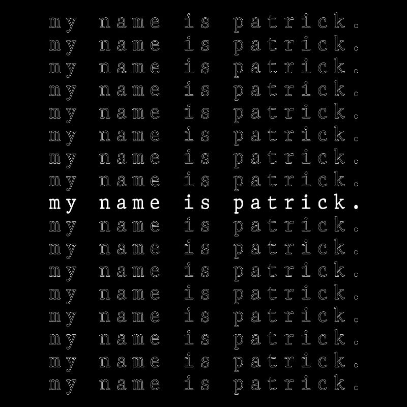 Je m’appelle Patrick