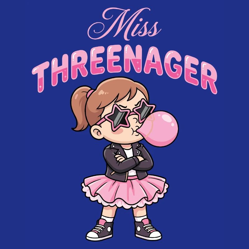 Threenager 3e anniversaire 3 ans Filles