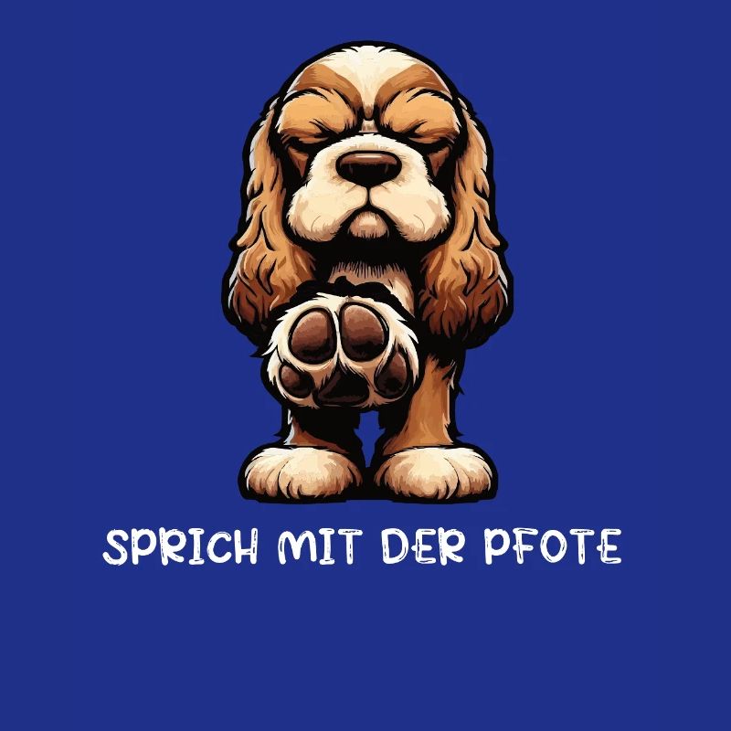 Sprich mit der Pfote Cocker Spaniel Cockerhund