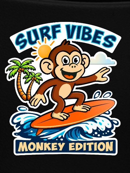 Surf vibes - monkey edition.