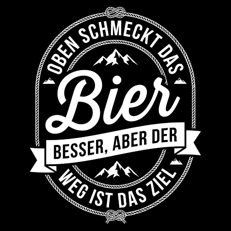 Oben schmeckt das Bier besser