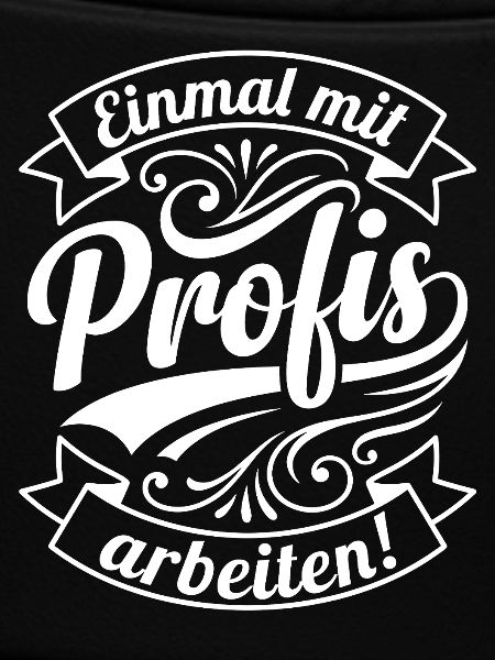 Einmal mit Profis arbeiten