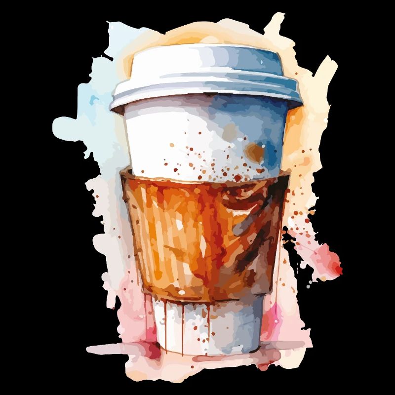 Wasserfarben ToGo Kaffee
