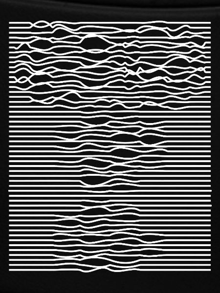 Wavy Stripes Optical Illusion