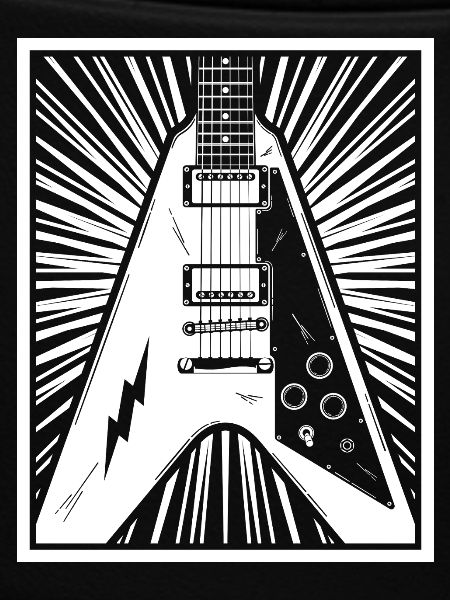 E-Gitarren-Silhouette