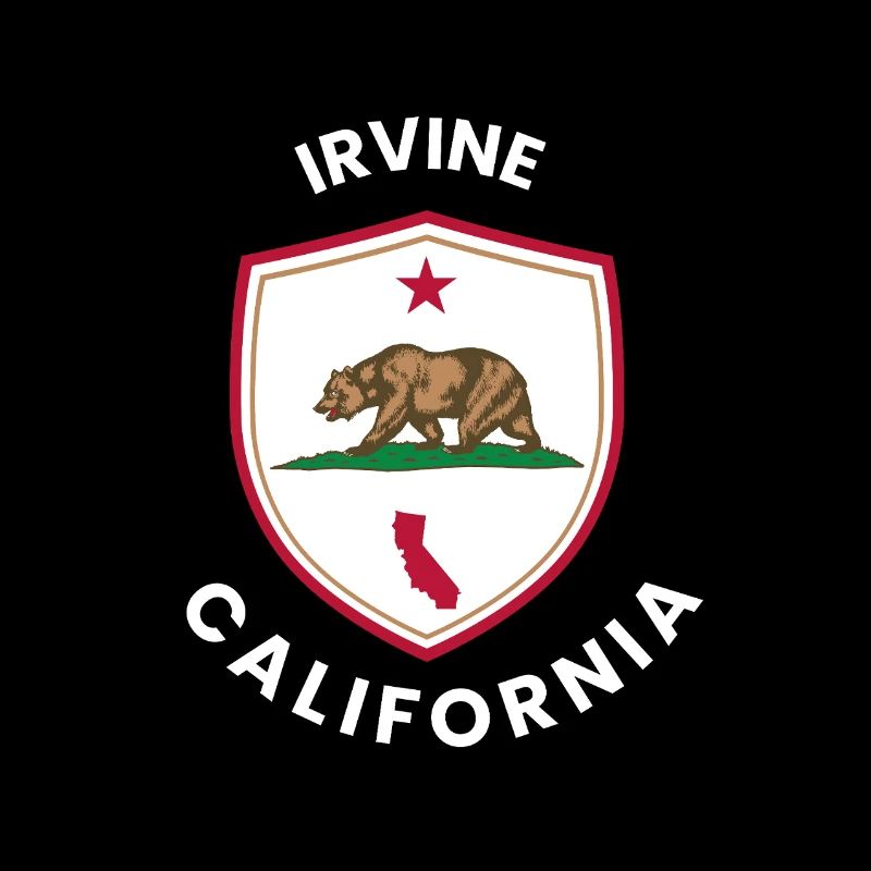 Irvine CA Bärenschild-Emblem