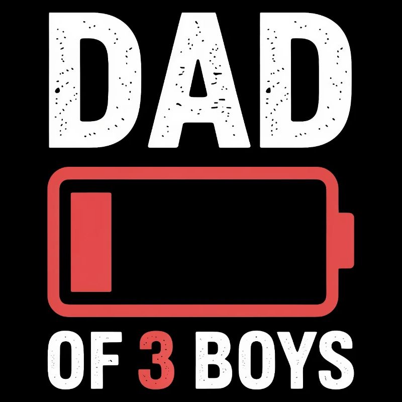 Graphique de la batterie Papa de 3 garçons