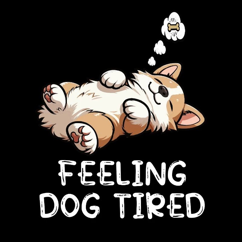 Feeling Dog Tired Corgi Corgis Welsh Corgi