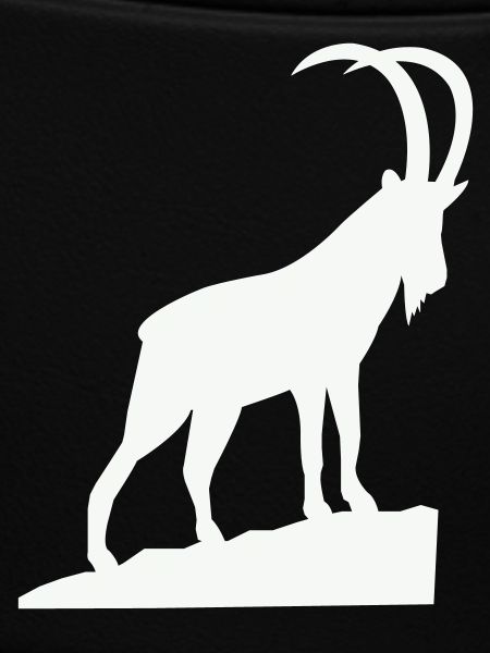 Alpine Bock Silhouette