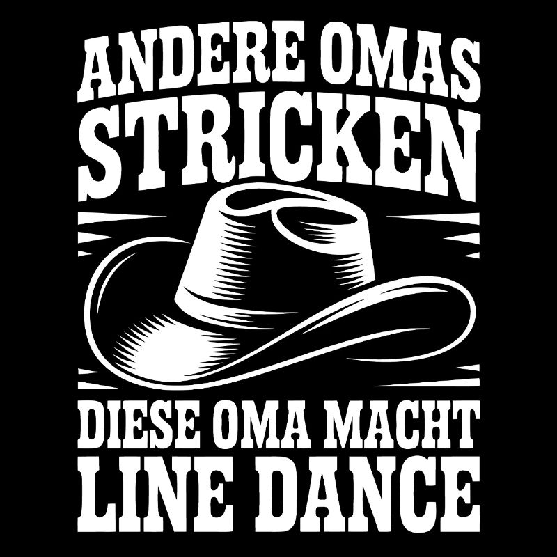Line Dance Oma mit Cowboyhut