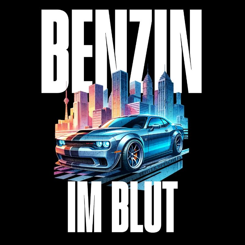 Benzin im Blut Neon