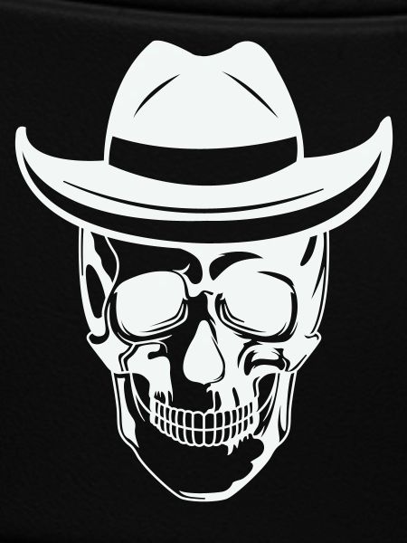 Skull with sunglasses