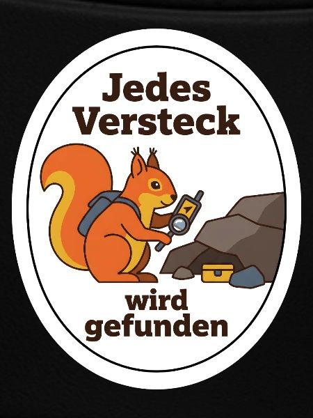 Geocaching Eichhörnchen Cache Schatz Geschenk