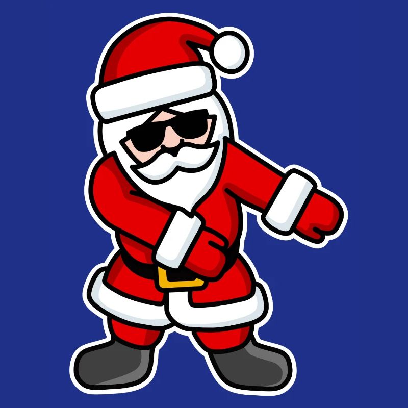 Floss dance Flossing cool Père Noël