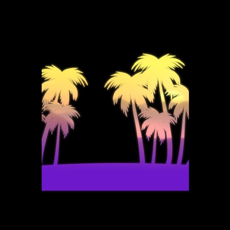 Coucher de soleil sur l'île de Palm