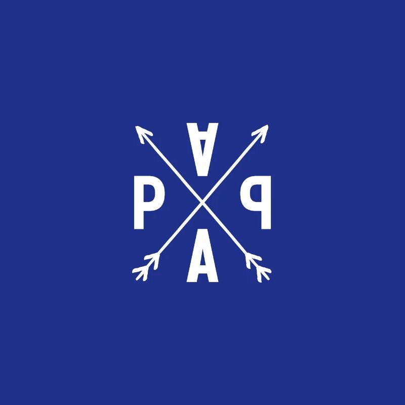Bester Papa Statement Emblem Logo