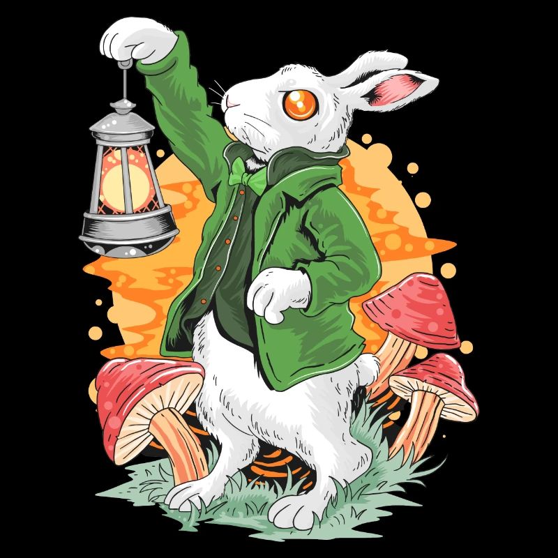 Rabbit with Lantern, Fantasy Dream World FUN