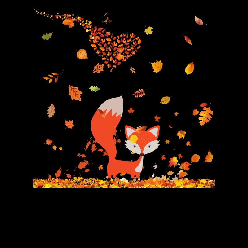 Herbst mit Herz und Fuchs