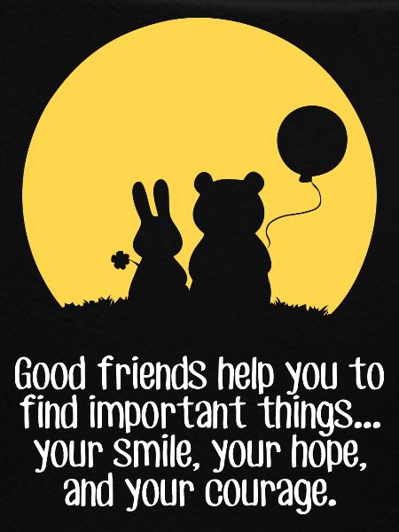 Smile, hope, courage
