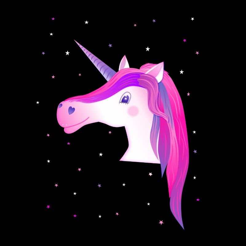 Einhorn Einhorn mit Sternen Einhorn-Shirt Pferde