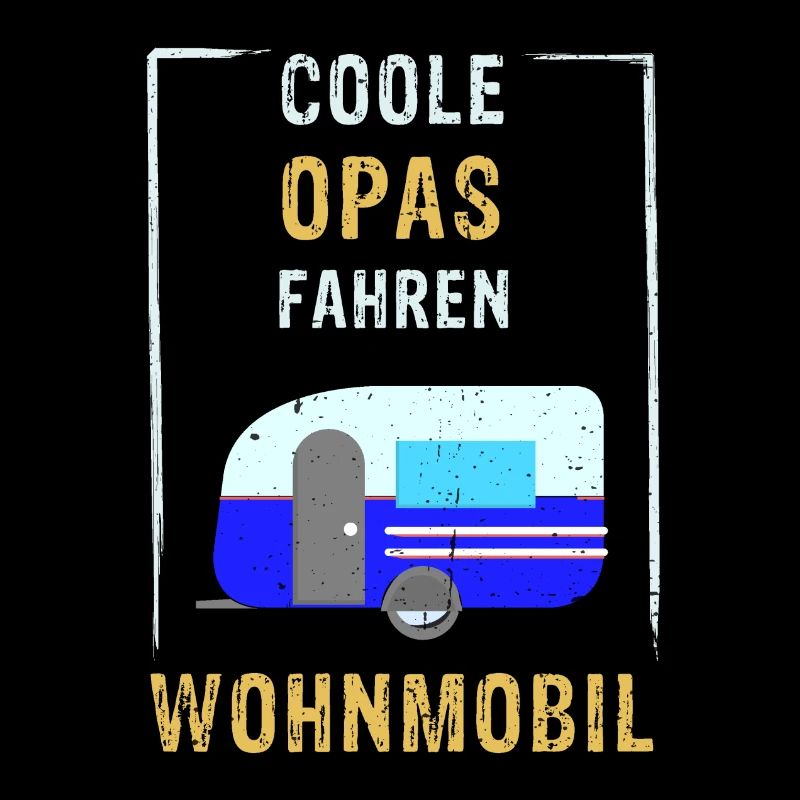 Coole Opas fahren Wohnmobil
