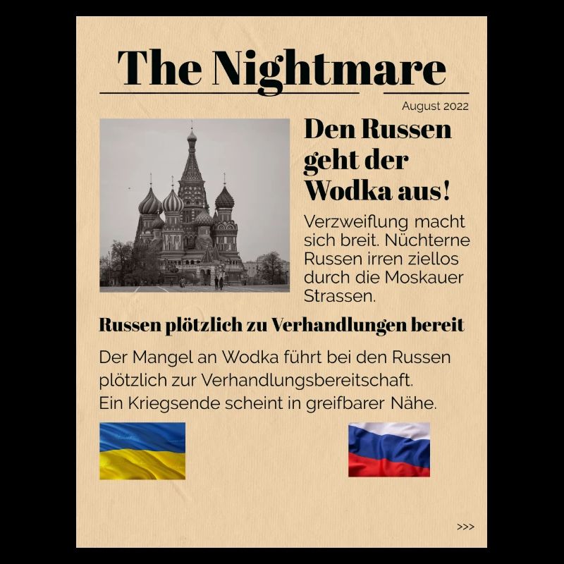 Russisch-Moskauer Nostalgie Design Ironisch