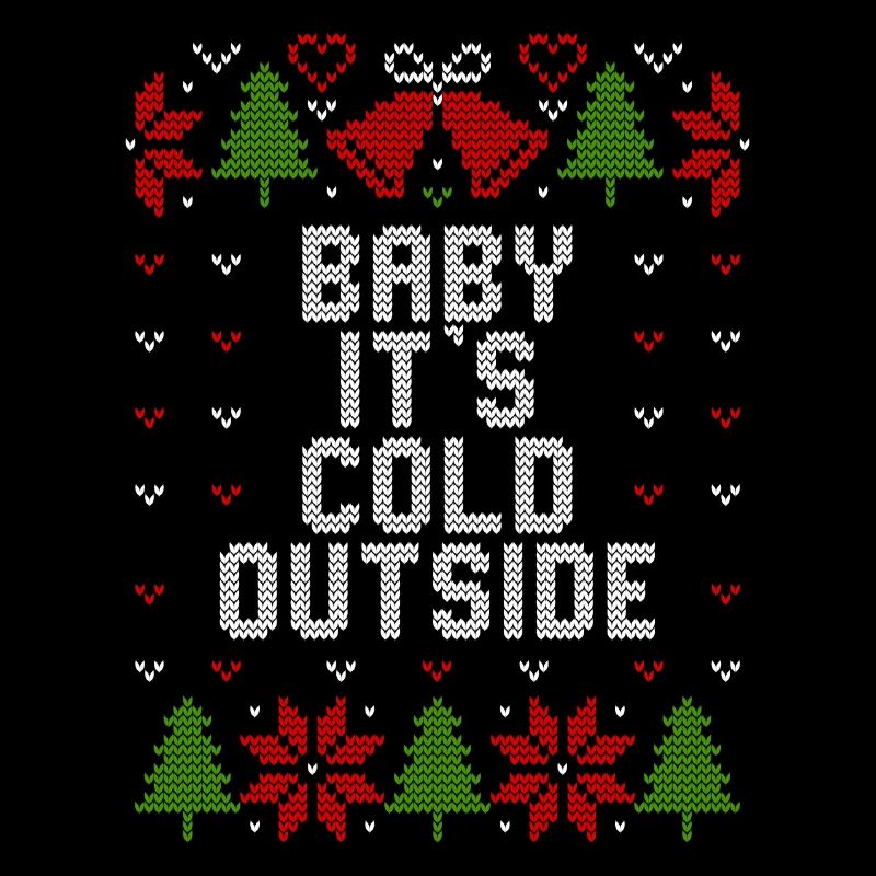 Pull de Noël moche / Bébé, il fait froid dehors