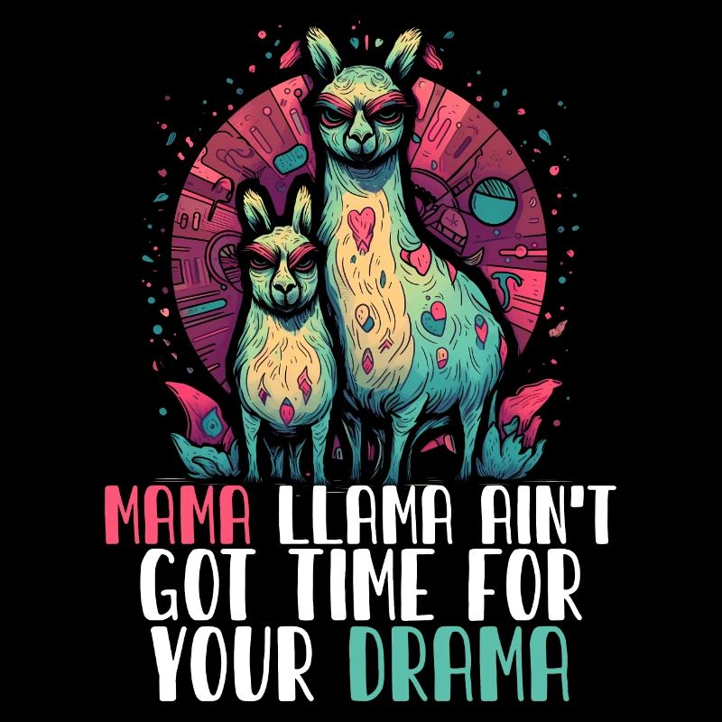 Muttertag Mama Llama Ain't Got Time For Your Drama