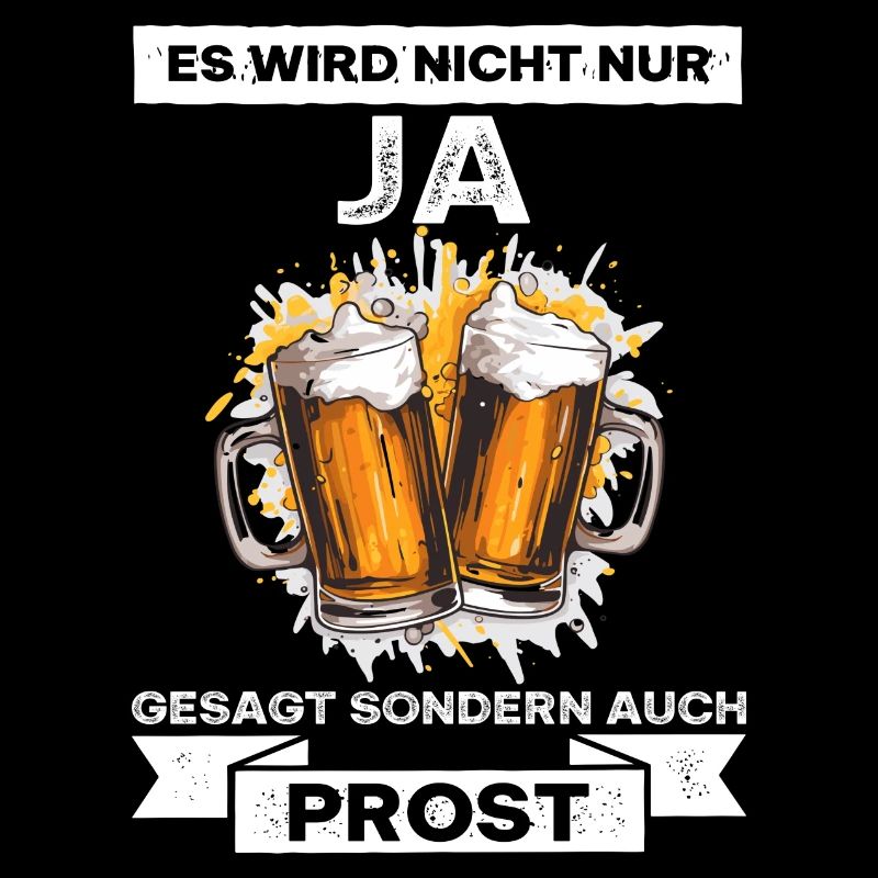 Lustiger Junggesellenabschied Hochzeit Bier Spruch