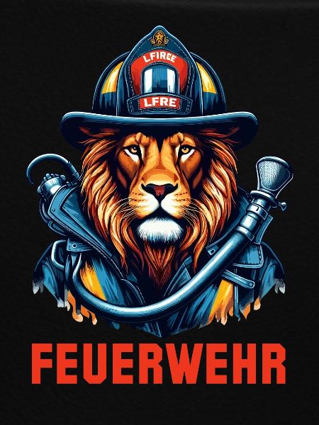 Feuerwehr Löwe Geschenk
