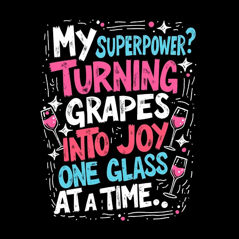 MY SUPERPOWER? TURNING GRAPES INTO JOY