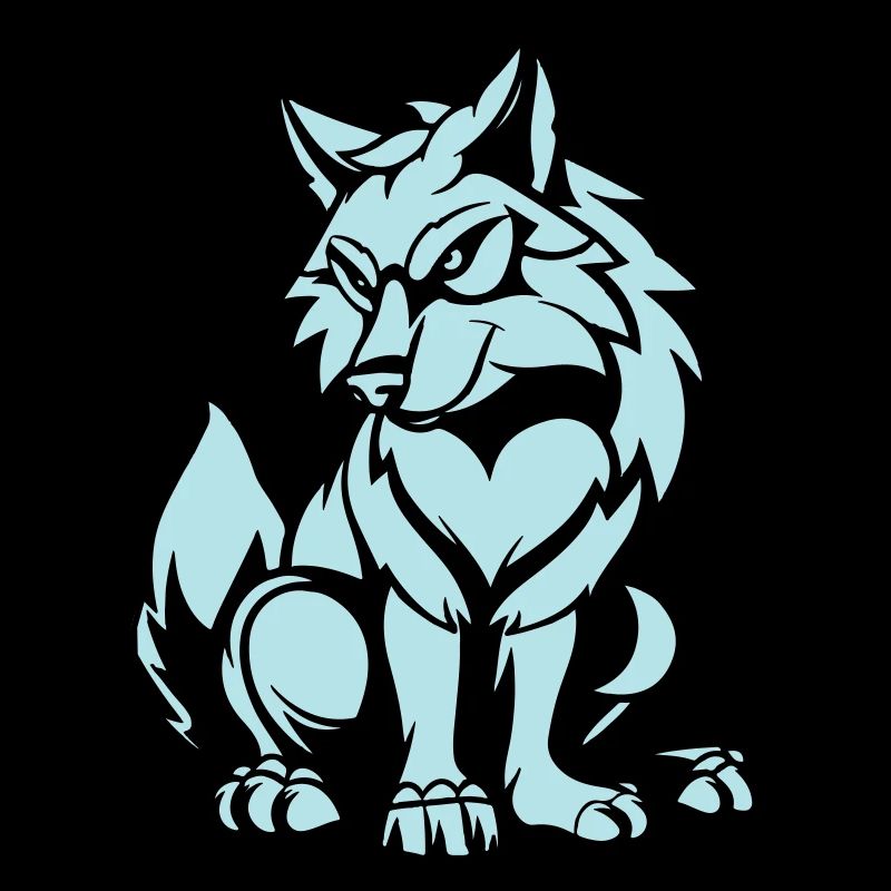 Loup Bande Dessinée Animal