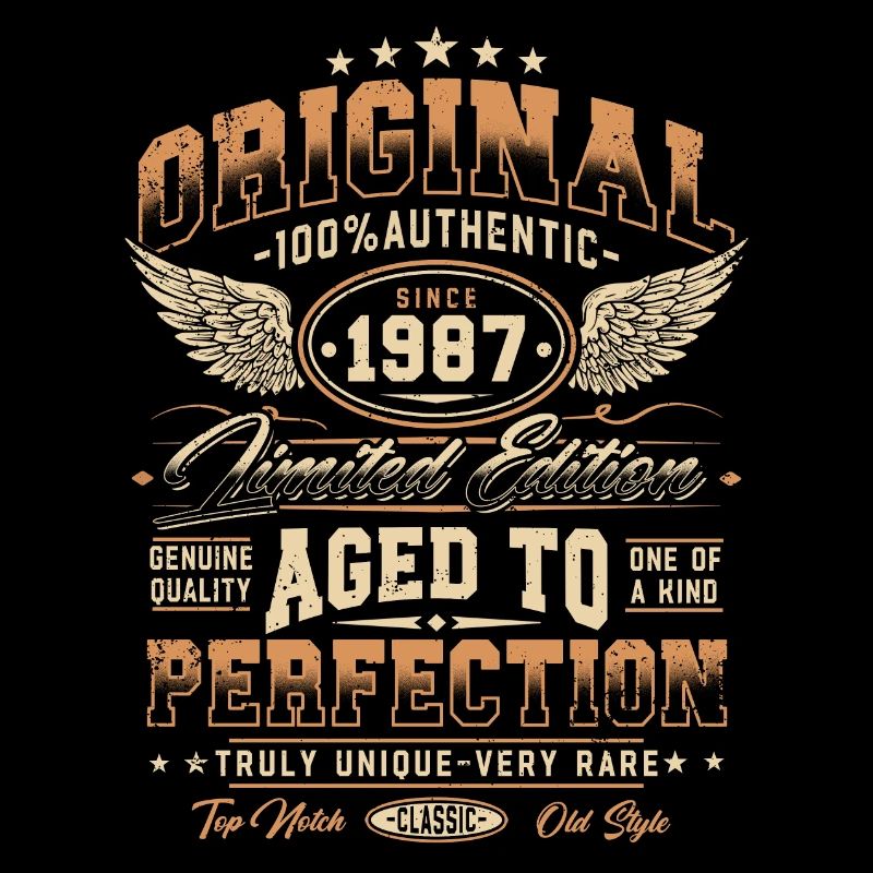 Original 1987 Vintage Born Cadeau d’anniversaire
