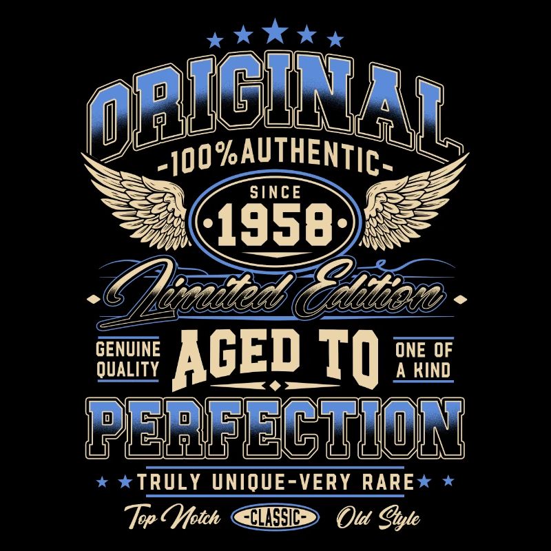 Original 1958 Vintage Born Birthday Gift